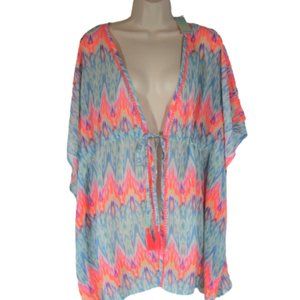 Accessorize Swimsuit Cover Up Multicolor Size Medium Women's NEW
